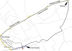 Map: Circuit de la Sarthe Le Mans France