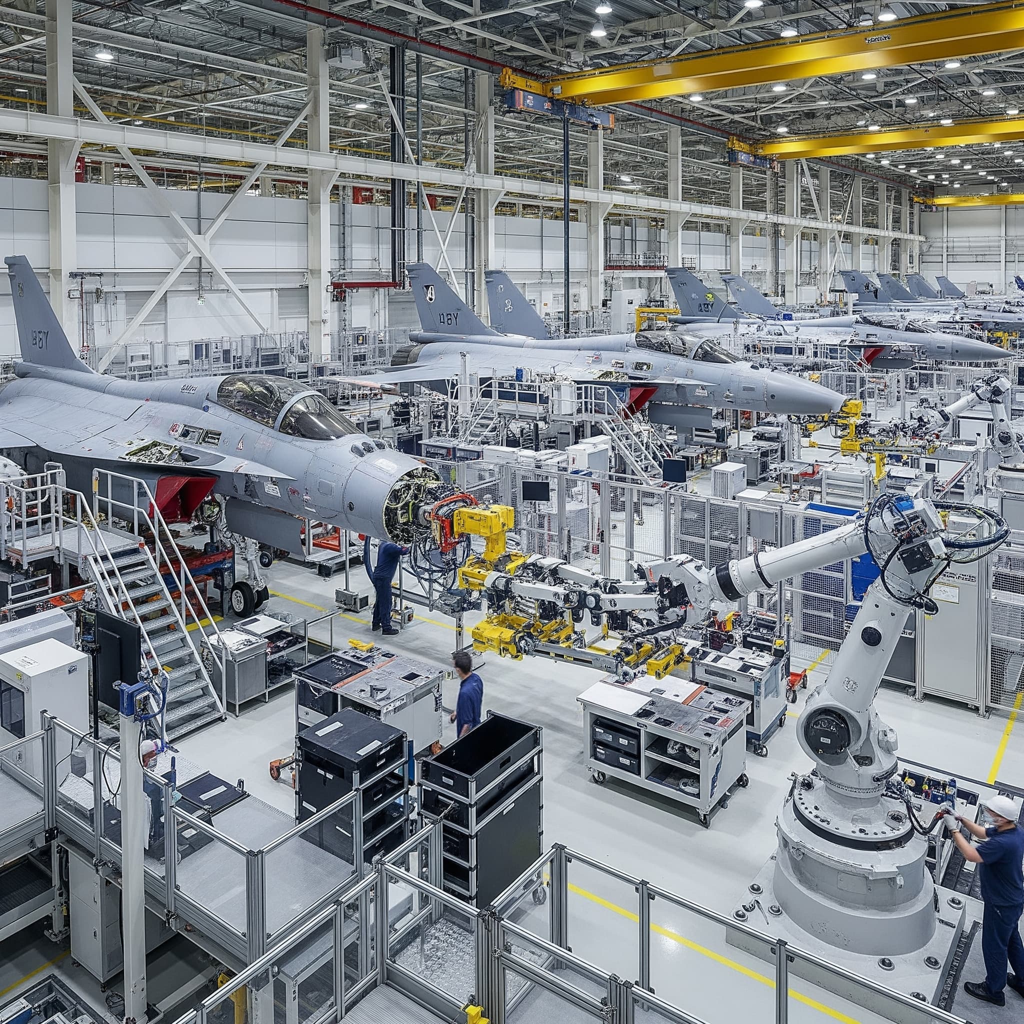 fighter jets manufacturing system integration