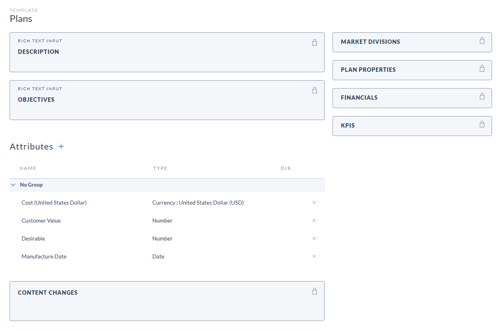 Gocious Screenshot: Plan Templates
