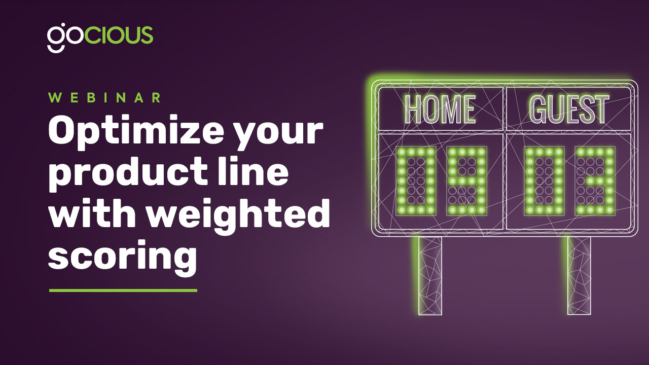 Optimize your product line with weighted scoring